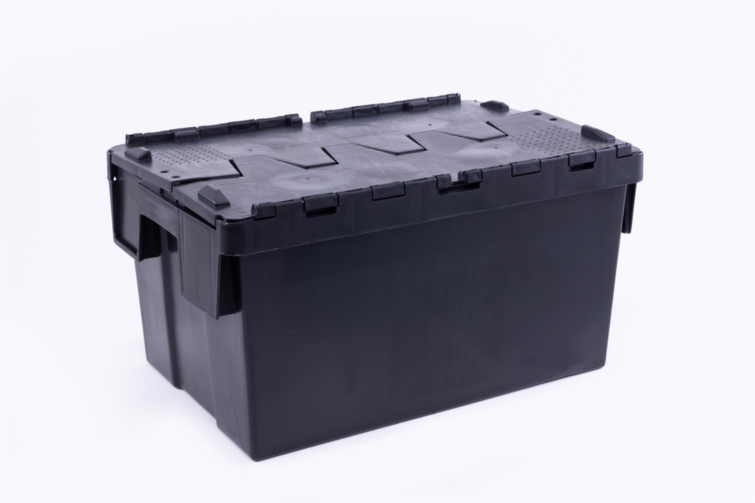 リミテッドbox 29個 55 Litre Attached Lid Container - AT64315 – Mpact Plastic