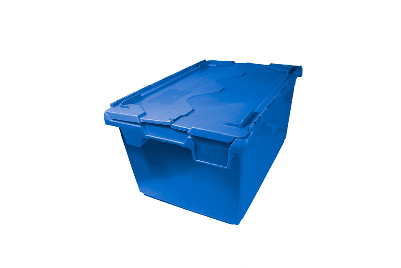 Container 75 Liter 75 Litre Attached Lid Container - AT75356 – Mpact Plastic Containers ...